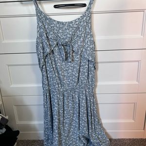 abercrombie Kids light blue floral dress